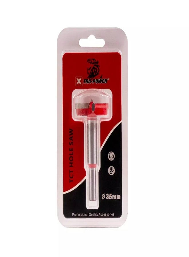 Xtra Power منشار ثقب Xtrapower TCT مقاس 35 مم لثقب مفصلات الخشب المخفية - طقم من قطعتين - Image 2